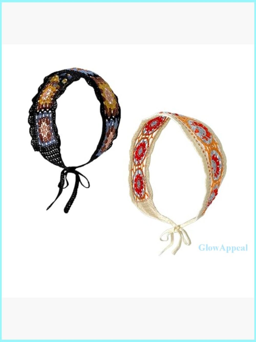 2 Pack Braided Headbands, Terylene Material, Boho Style for Women and Girls